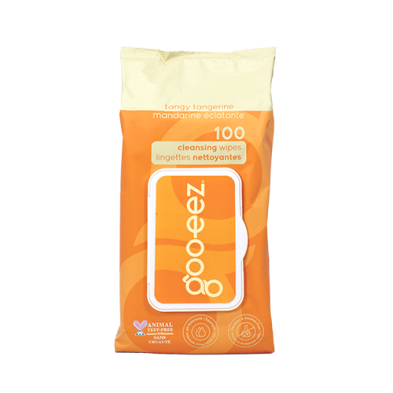 Cleaning Wipes Tangy Tangerine (100ct) | Goo-eez