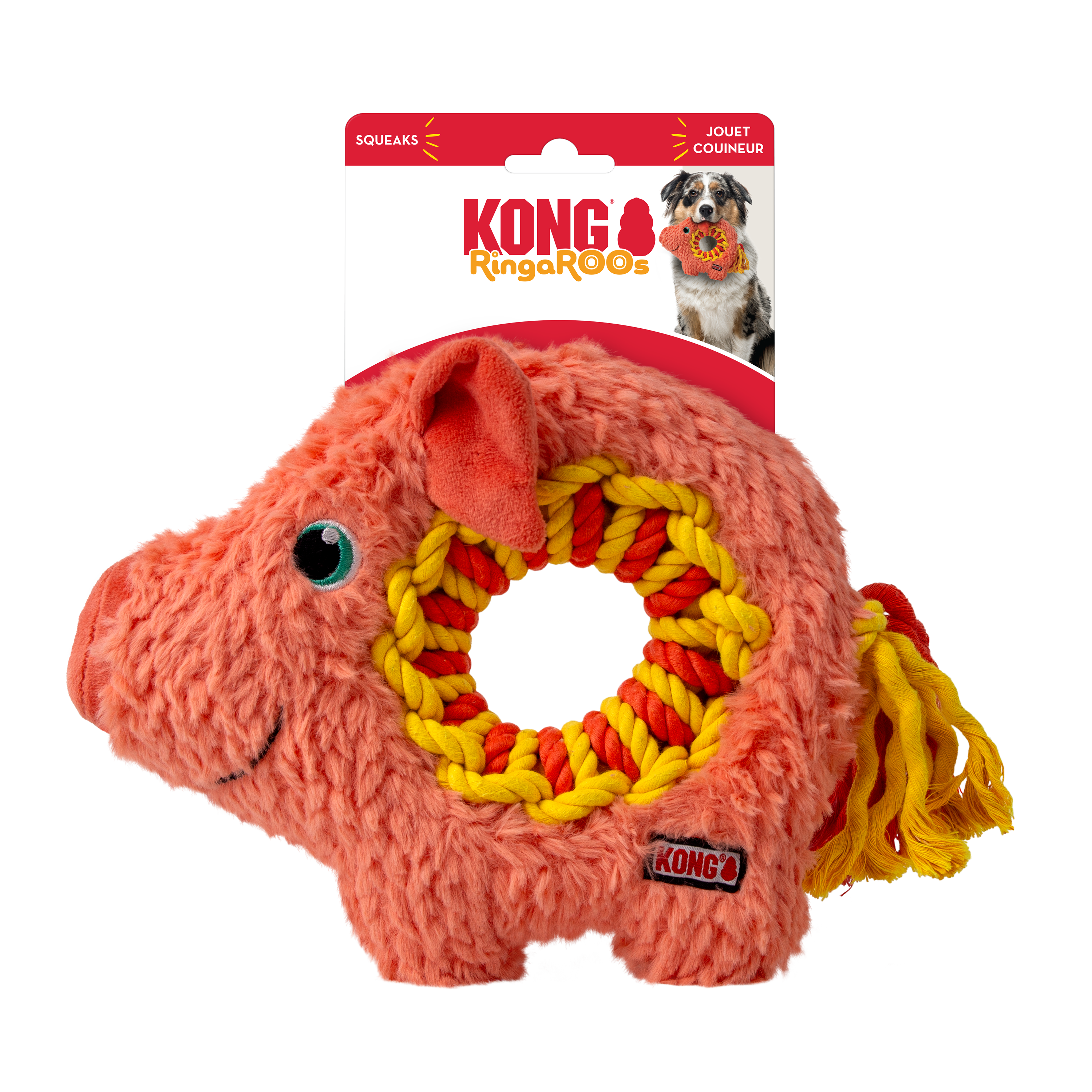 Ringaroo Pig Toy | KONG