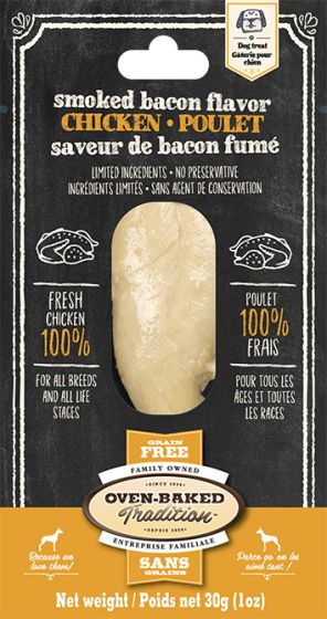 Chicken And Smoke Bacon Flavour Fillet Dog Treat | Oven-Baked Tradition