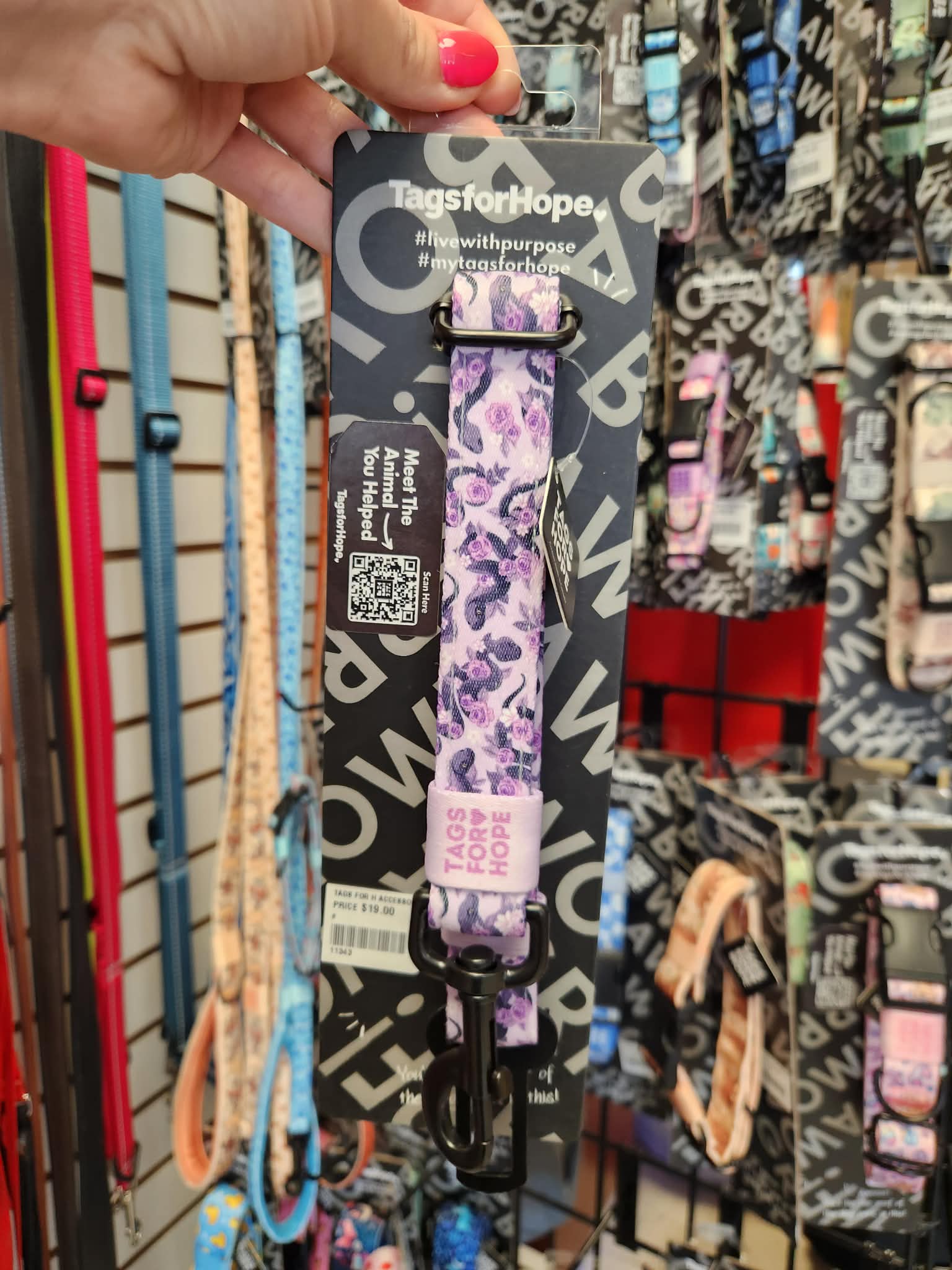 Violet Viper Seat Belt | Tags For Hope