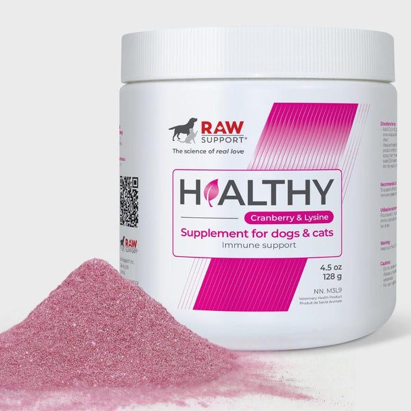 Healthy Cranberry & L-lysine (Immune Boost, 128g) | Raw Support