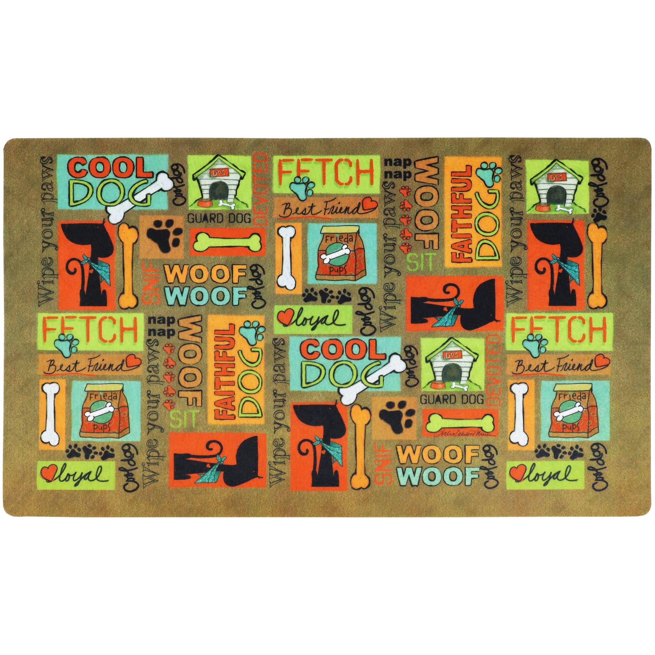 Pet Bowl Placemat (Cool Dog) | Drymate