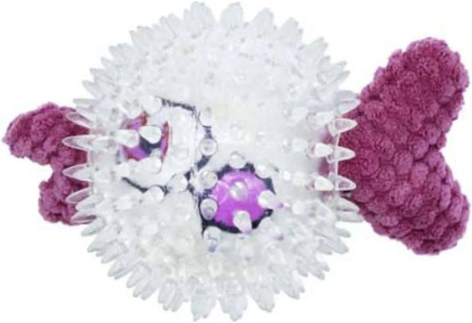 Purple Fish Spikey Ball Toy | Bud'Z