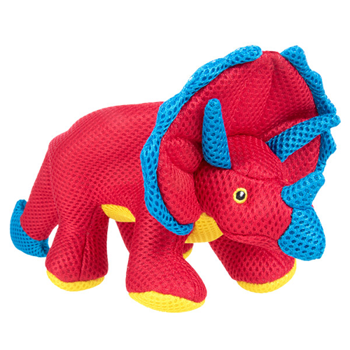 Double Chew Guard Red Dino Toy | goDog