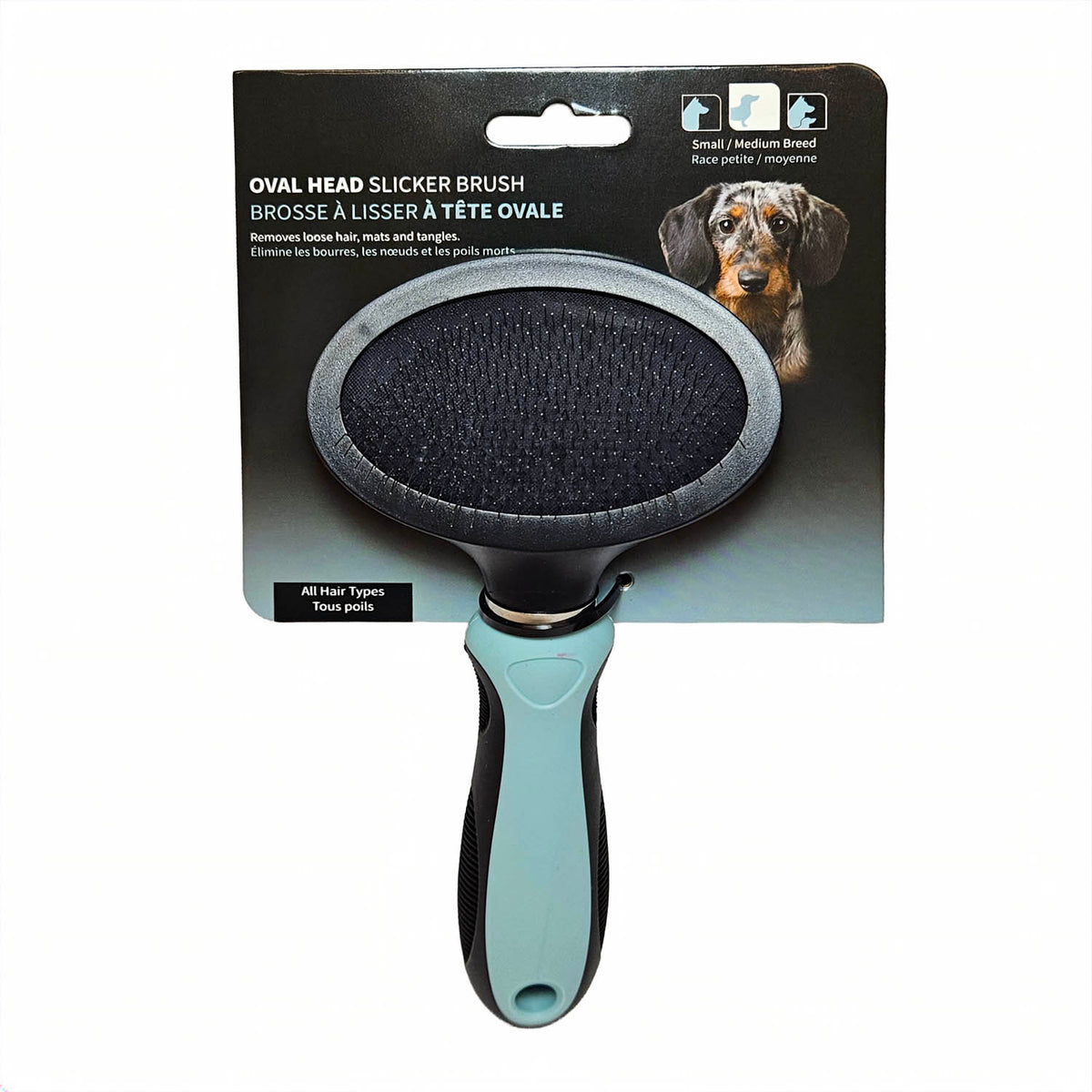 Oval Slicker Brush (Small) | Sunny & Luna