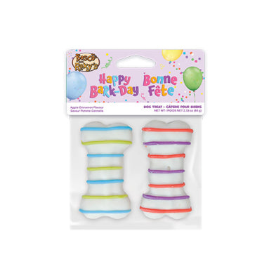 Birthday Dipped Bones Cookie Pack (2pk) | Bosco & Roxy's
