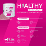 Healthy Cranberry & L-lysine (Immune Boost, 128g) | Raw Support