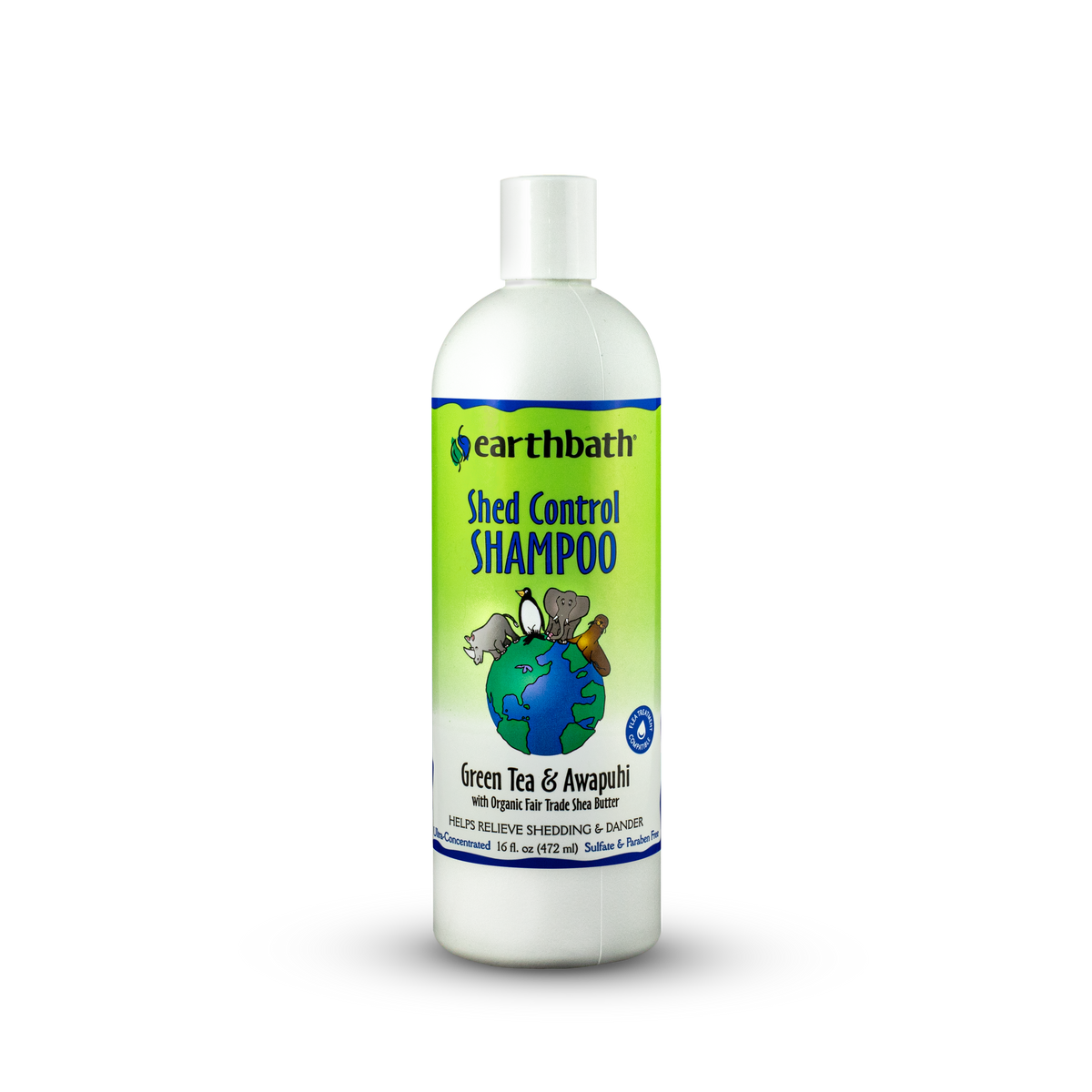 Shed Control Shampoo (Green Tea & Awauphi) | Earthbath