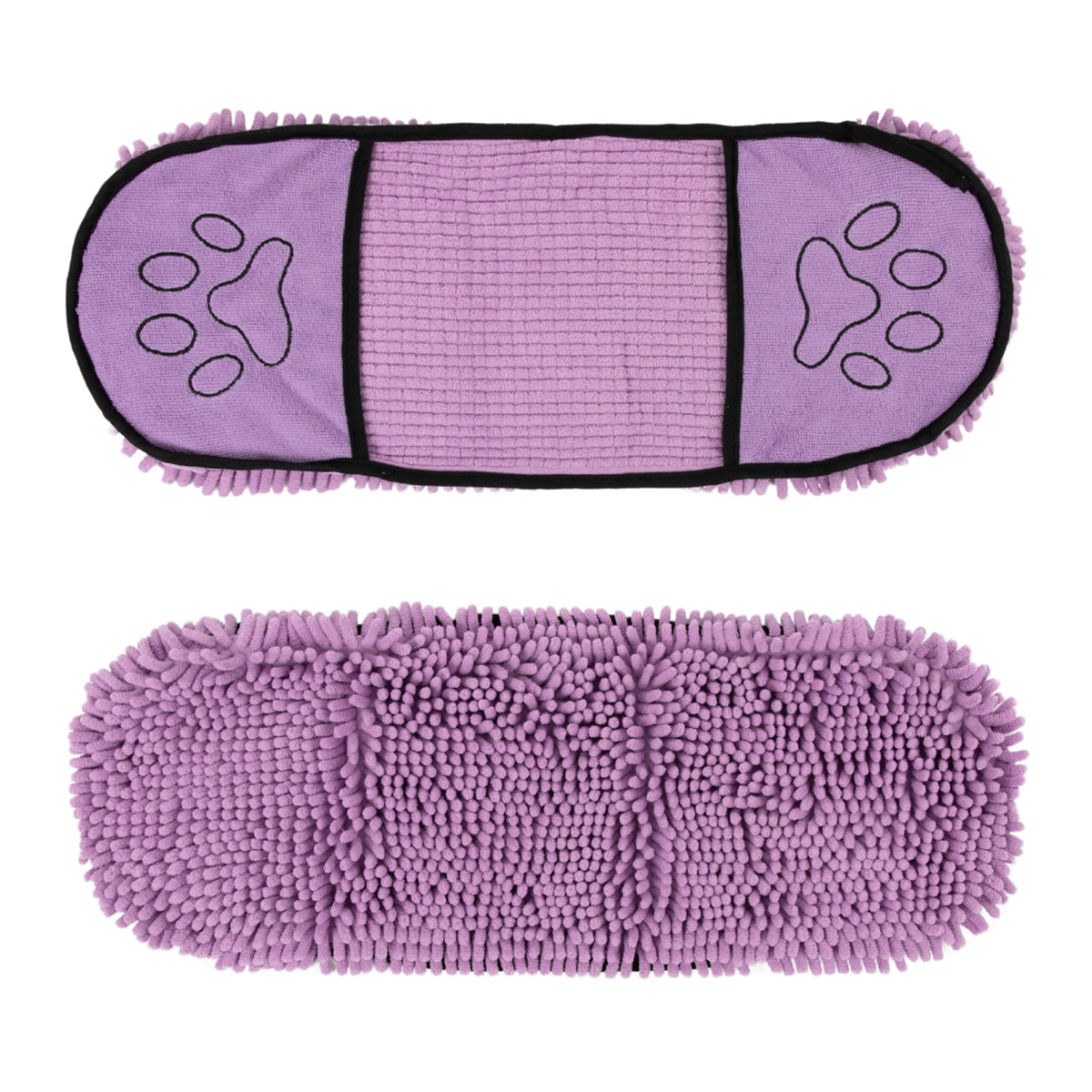 Two-Hand Pet Drying Towel (Purple) | Brookbrand Pets