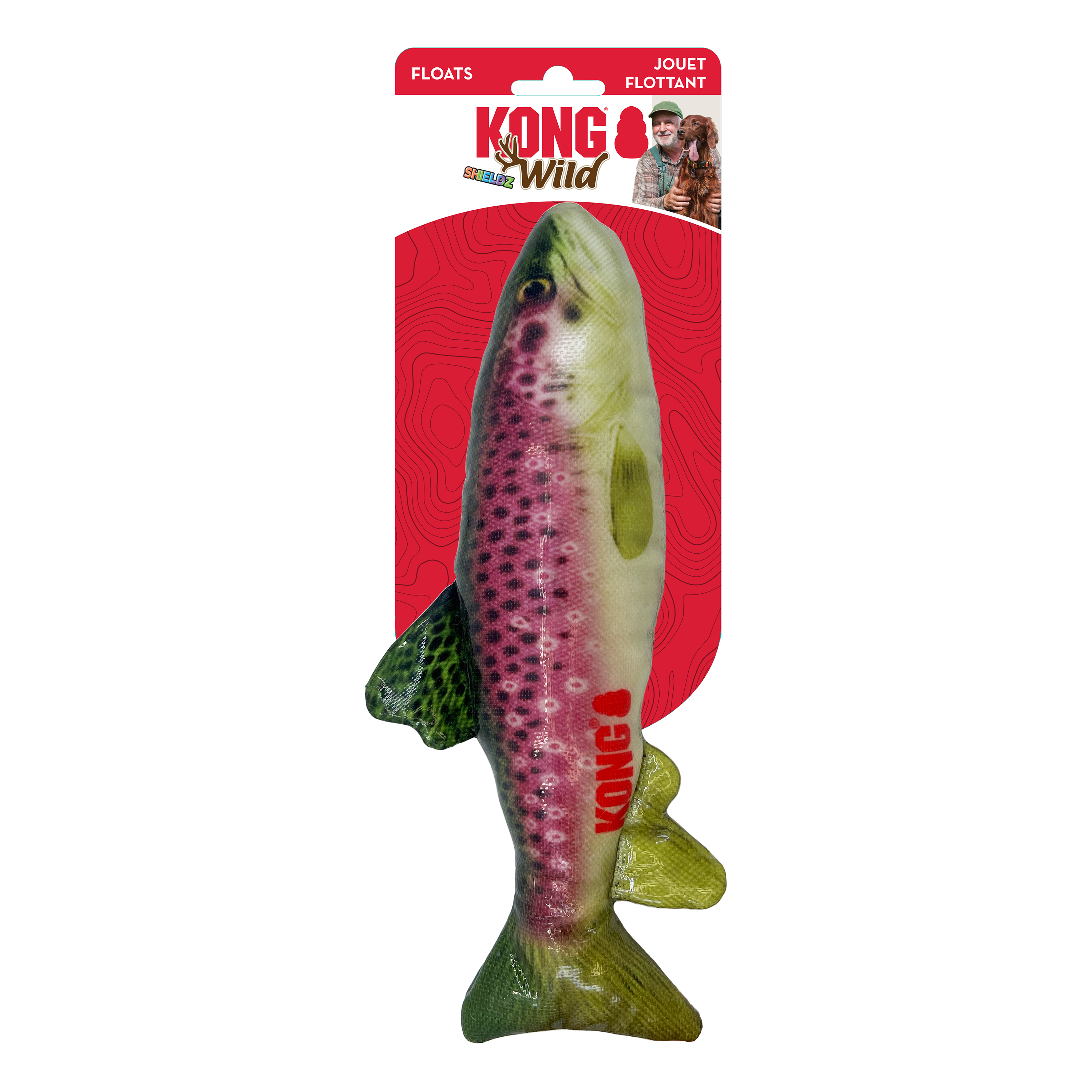 Wild Shieldz Trout Dog Toy | KONG