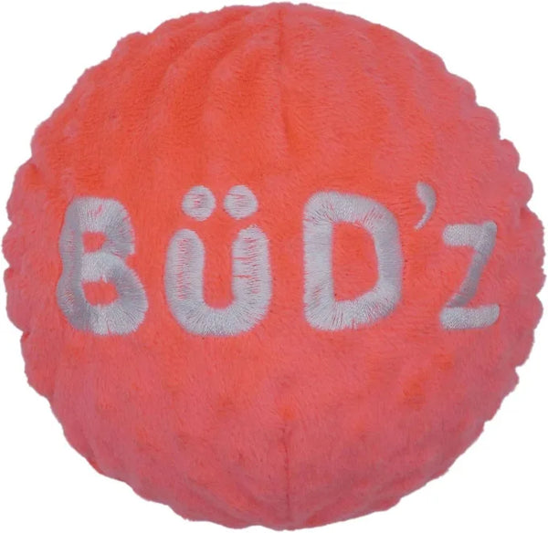Cloth Covered Spikey Ball (Large, Pink) | Bud'Z