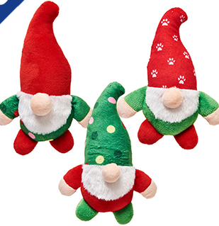 Holiday Gnome Dog Toy (Small, Assorted) | Spot