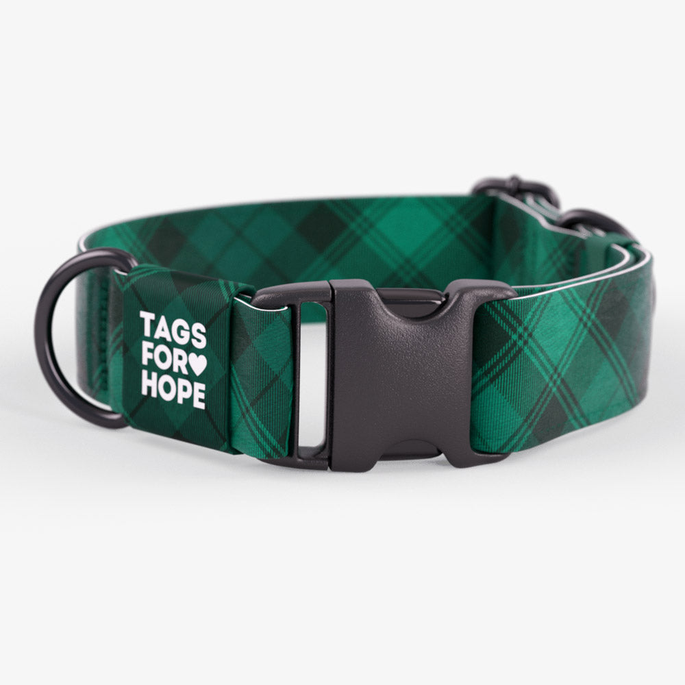 Leprechaun Plaid Collar | Tags For Hope