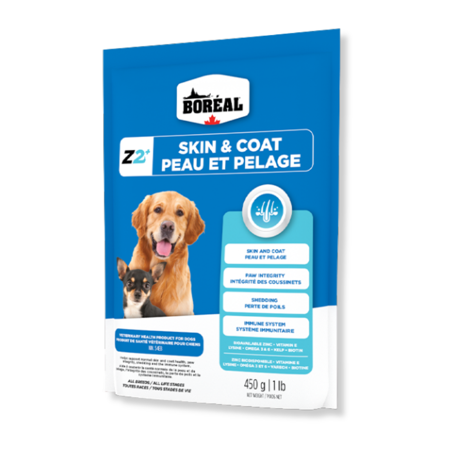 Z2+ Skin and Coat Supplement for Dogs (1lb) | BORÉAL