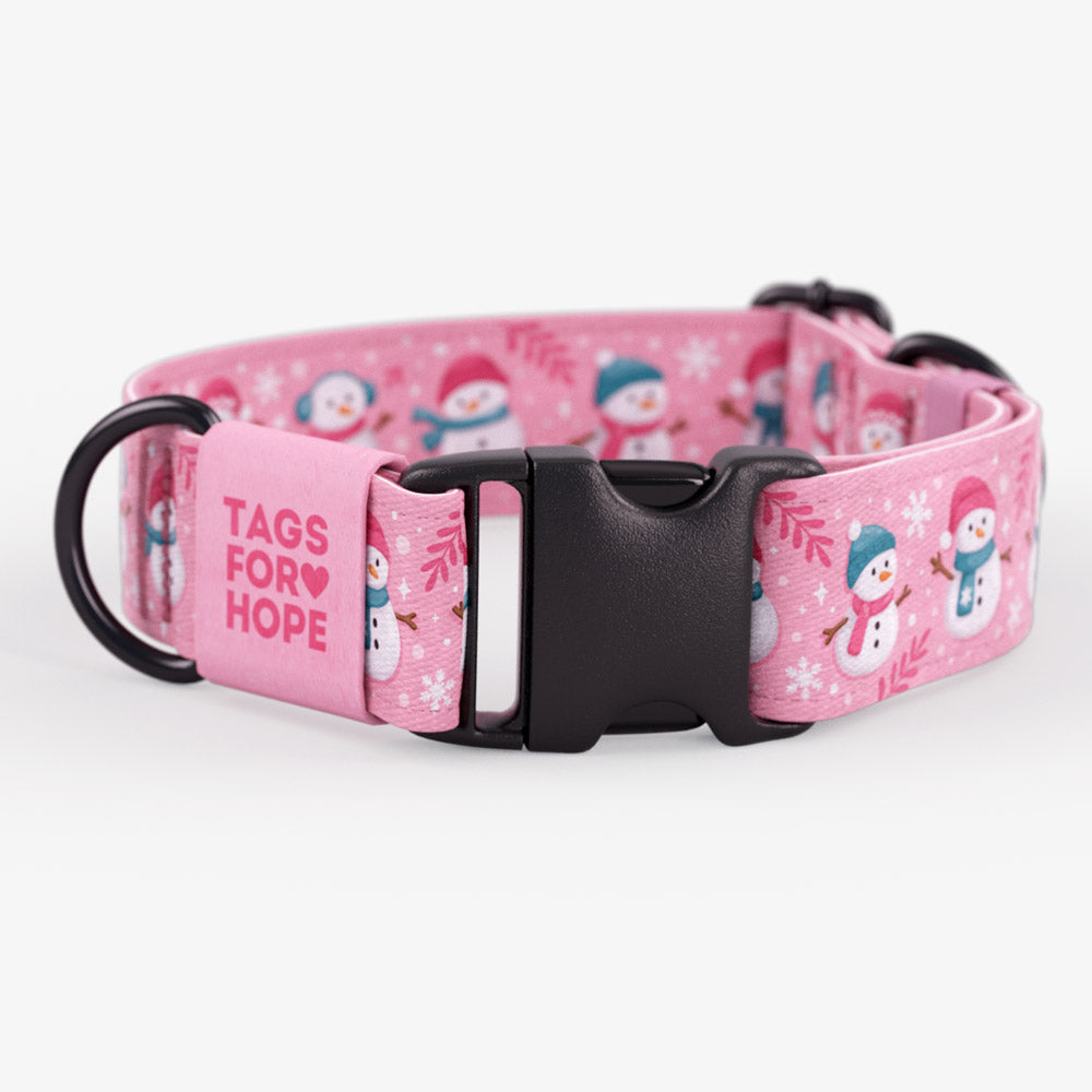Frosty Friends Collar (Pink) | Tags For Hope