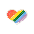 Pride Heart Cookie | Bosco & Roxy's