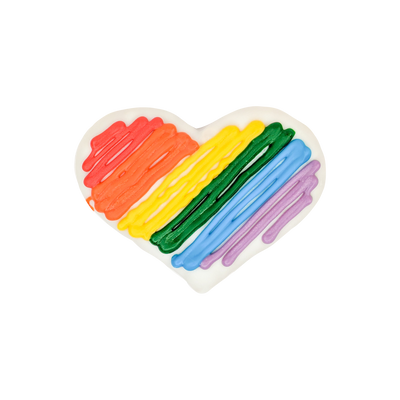 Pride Heart Cookie | Bosco & Roxy's