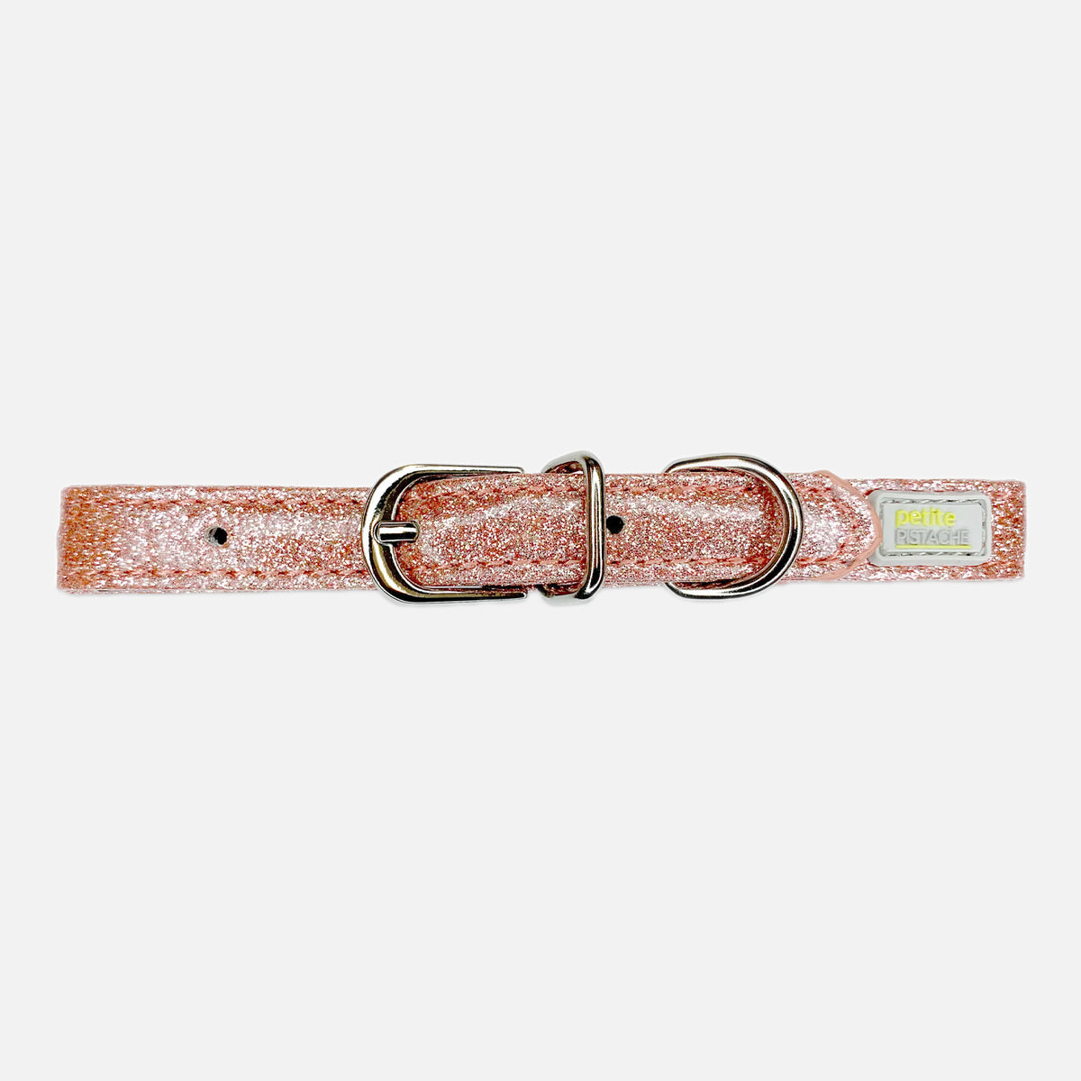 Tiny Glitter Dog Collar (Mini, Pink) | Petite Pistache