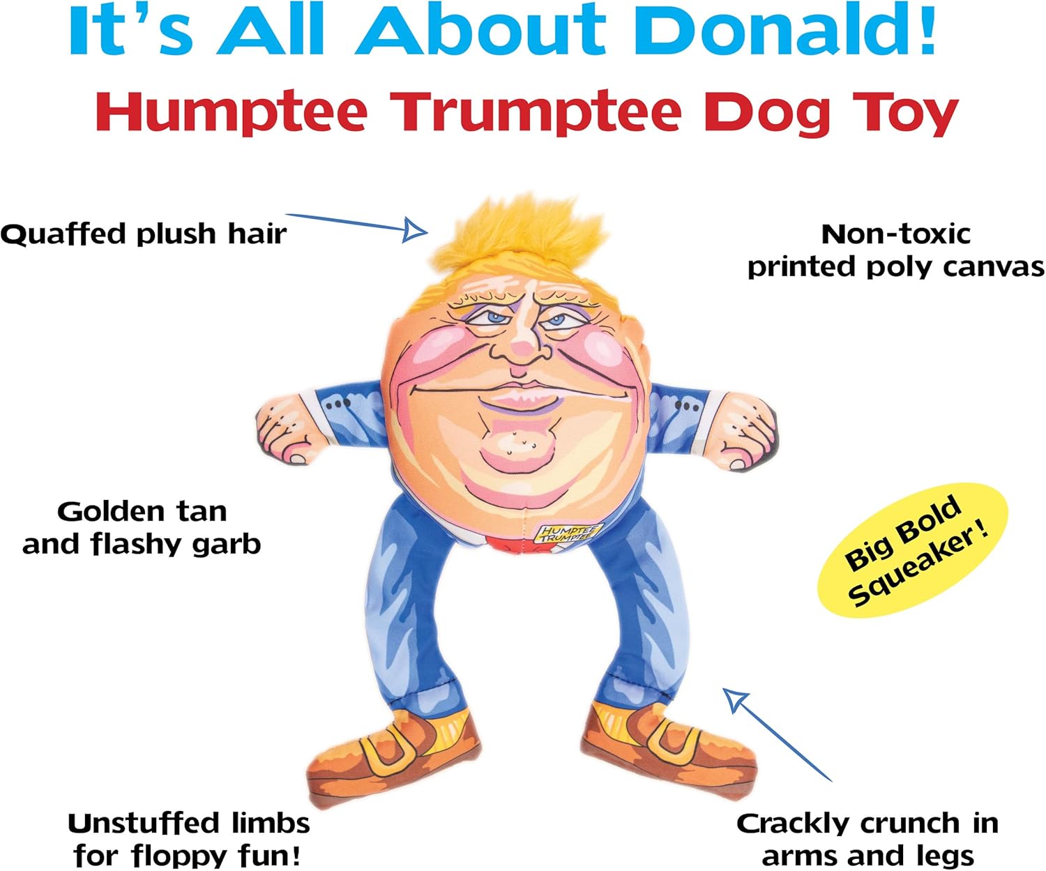 Humptee Trumptee Dog Toy | Fuzzu