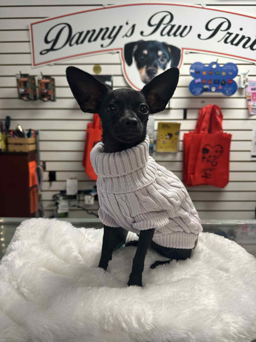 Brentwood Cable Knit Sweater (Orchid Ice) | Shedrow K9