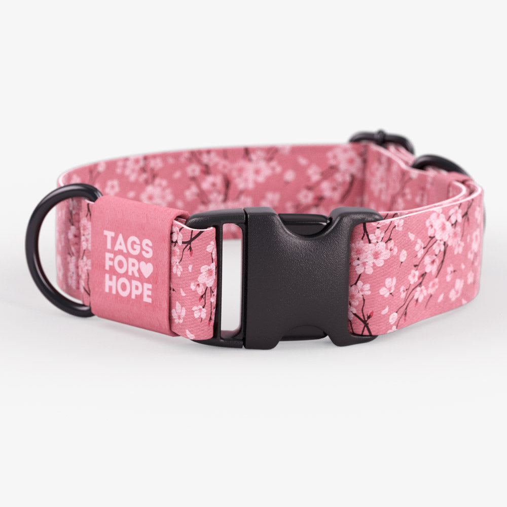 Cherry Blossom Collar (Pink) | Tags For Hope