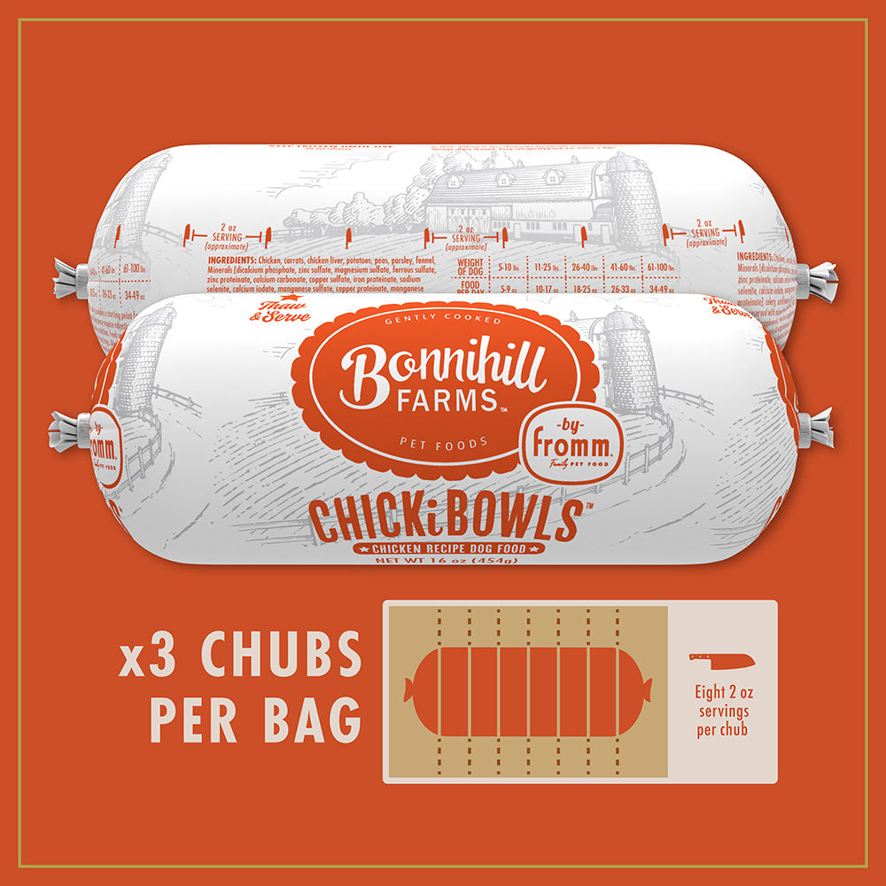 Bonnihill Farms Frozen ChickiBowls (3pk) | Fromm