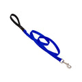 Solid Colour Dog Leash (Blue, 6' X 1/2") | Lupine