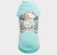Teal "Love" Shirt | GF Pet