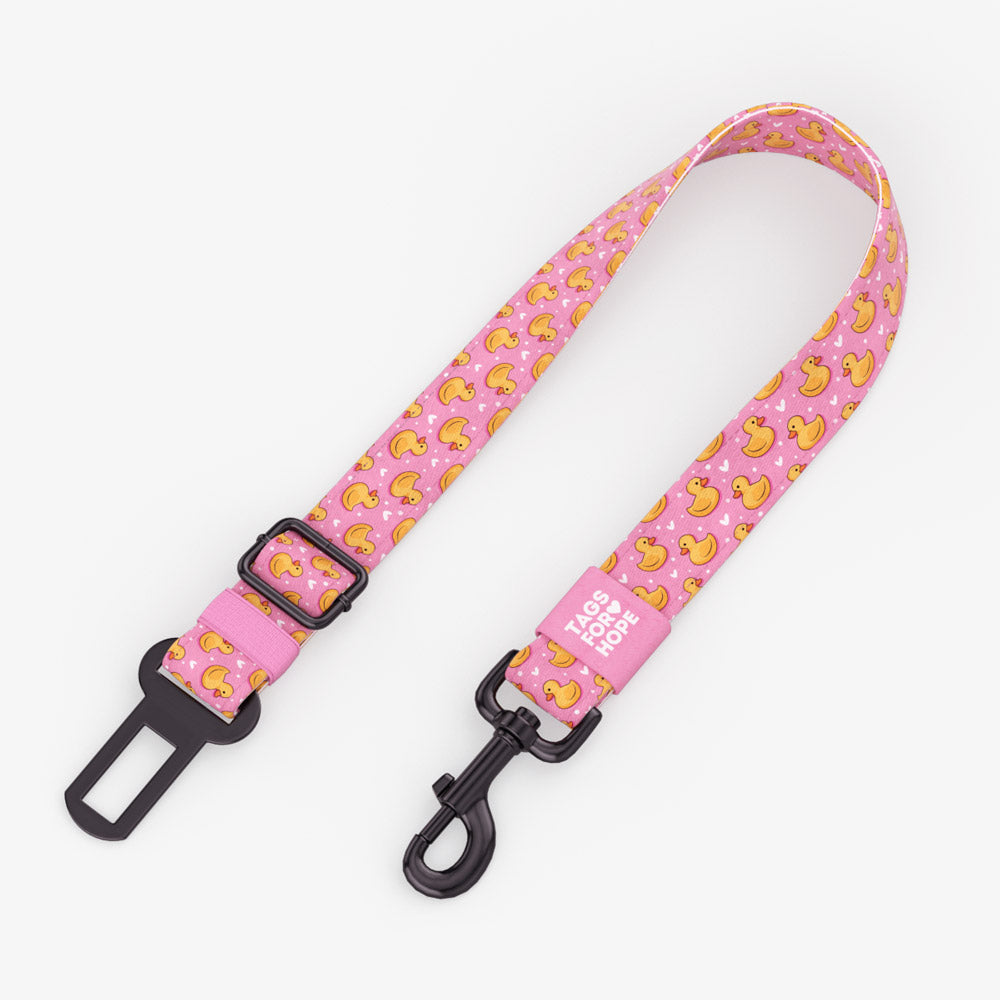 Little Duckies Seat Belt (Pink) | Tags For Hope