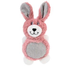 Munchkin Plush Dog Toy (Pink Bunny) | Brookbrand Pets