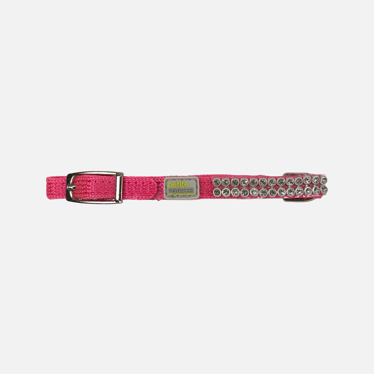 Tiny Rhinestone Dog Collar (Mini, Pink) | Petite Pistache