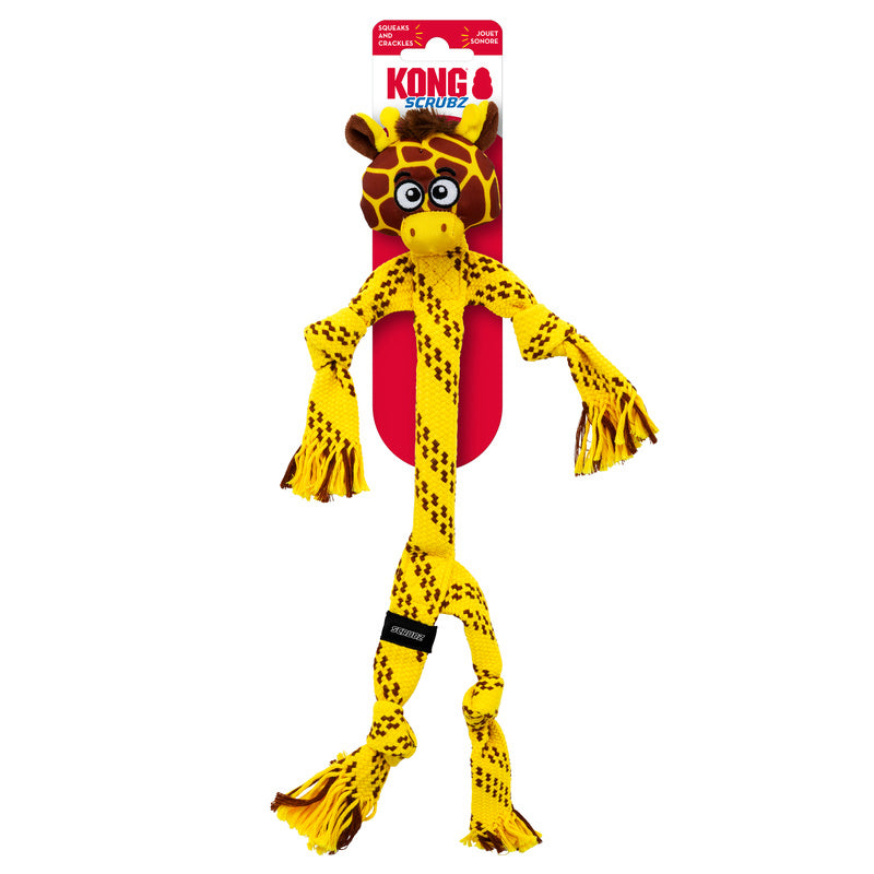 Scrubs Safari Dog Toy (Giraffe) | KONG
