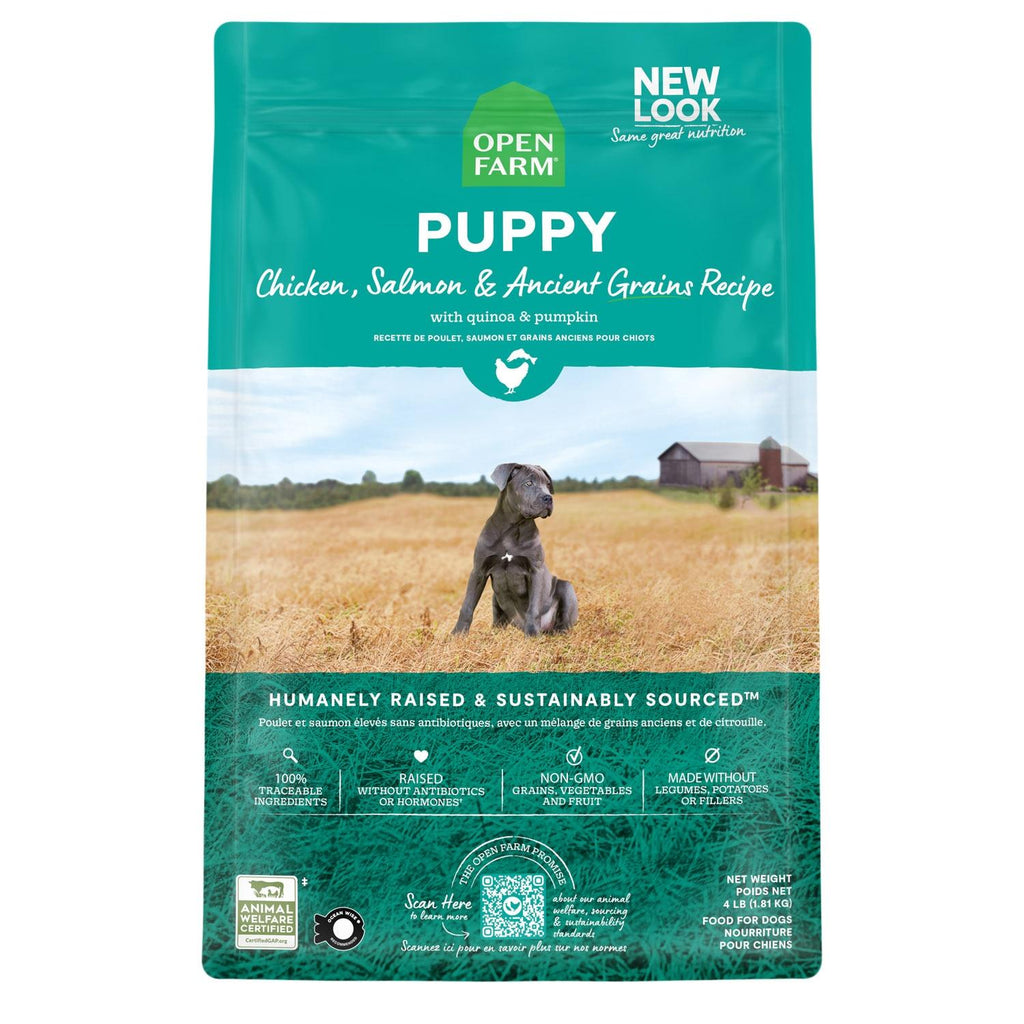 Chicken, Salmon & Ancient Grains Puppy Food (22lb)  | Open Farm