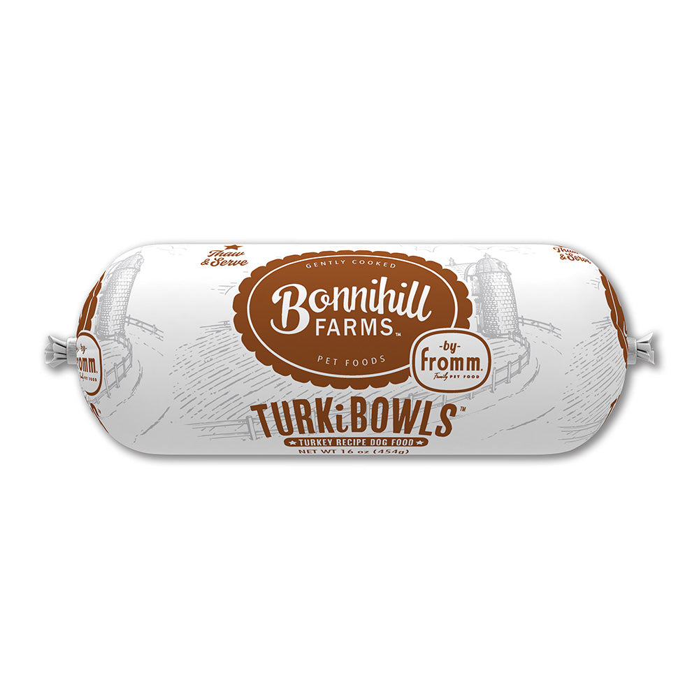 Bonnihill Farms Frozen TurkiBowls (Single Roll) | Fromm
