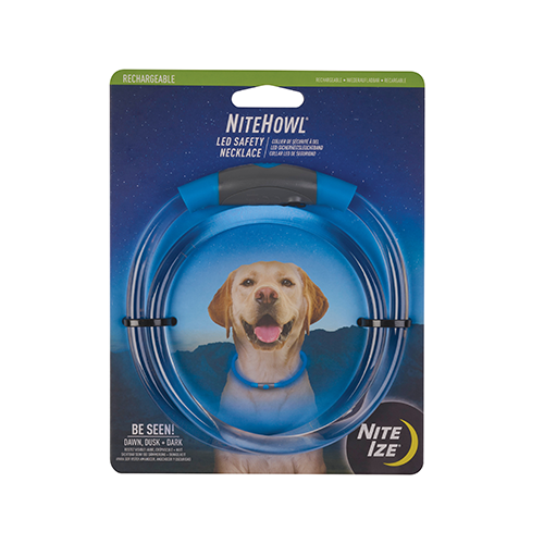 NiteHowl Rechargeable LED Safety Necklace (Blue) |  NiteIze