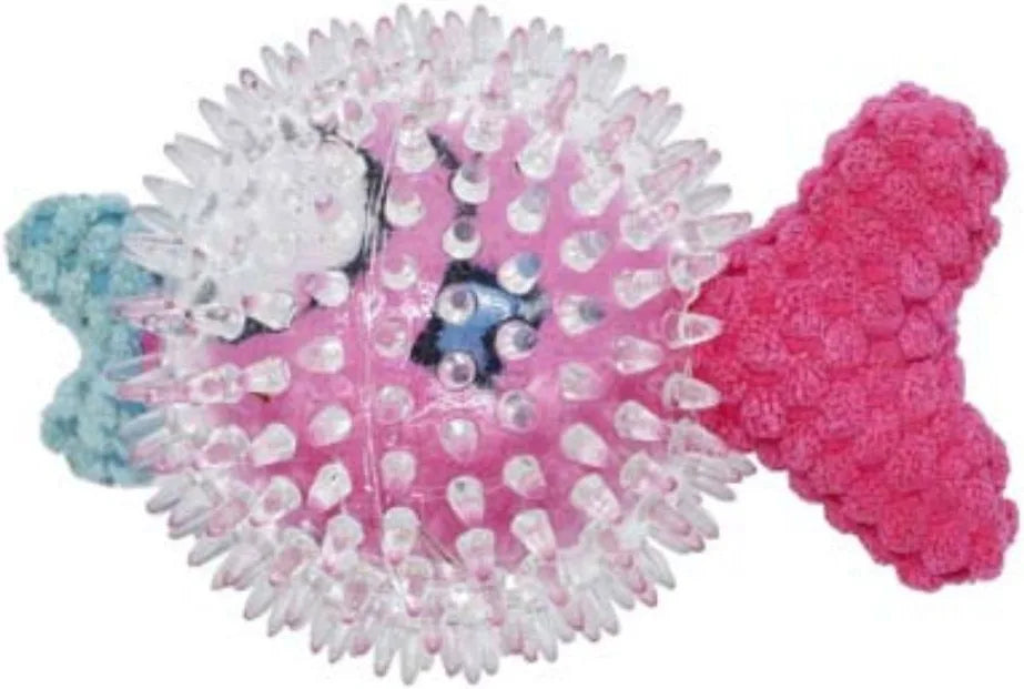Pink Fish Spikey Ball Toy | Bud'Z