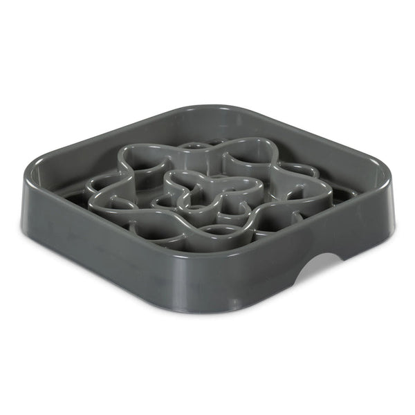 8 Cup Slow Feeder (Grey) | Messy Pets