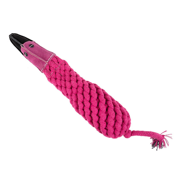 Water Bottle Rope Toy (Flamingo) | Shedrow K9