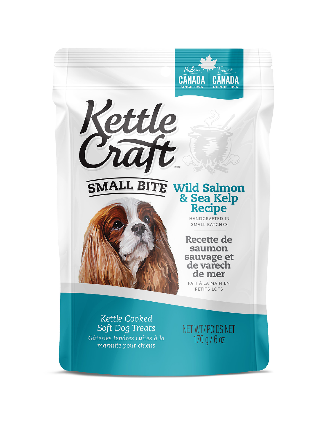 Wild Salmon & Sea Kelp Small Bite Dog Treats | Kettle Craft