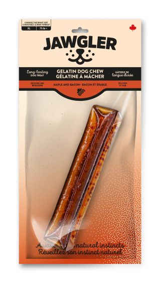 Gelatin Dog Chew (Maple & Bacon Flavour, XL) | Jawgler