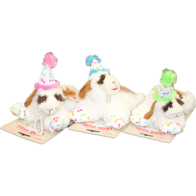 Birthday Lamb Chop Dog Toy (6") | Multipet
