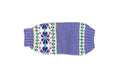 Knitted Dog Sweater (Lavender Flowers) | Chilly Dog