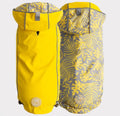 Reversible Raincoat (Yellow/Grey, 2XS) | GF Pet