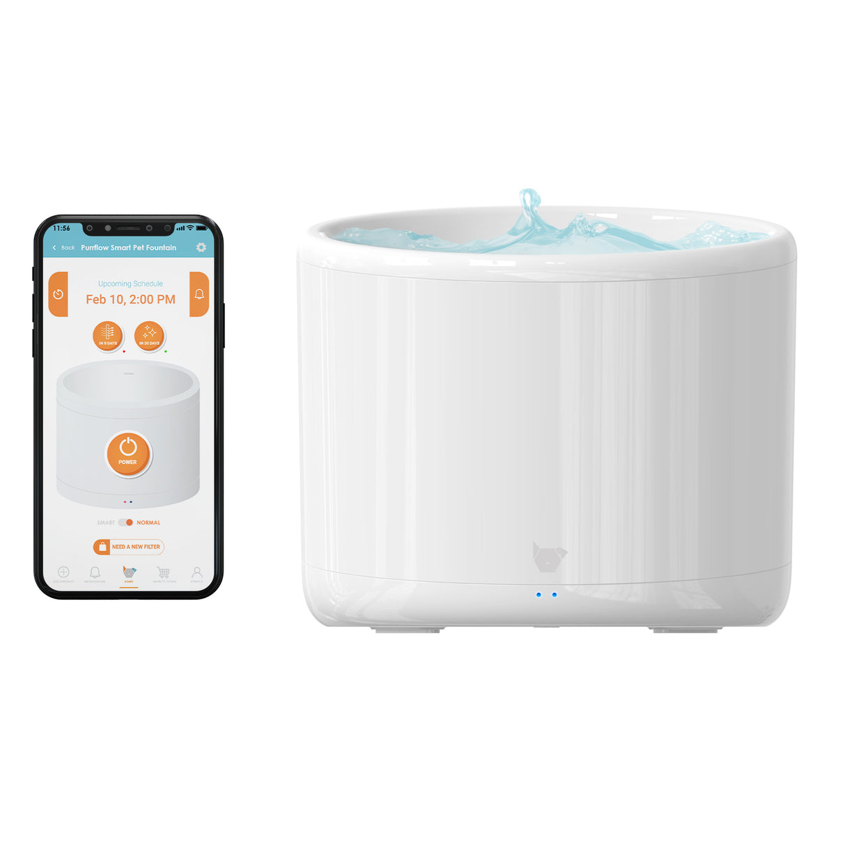 Purrflow Water Fountain | Instachew