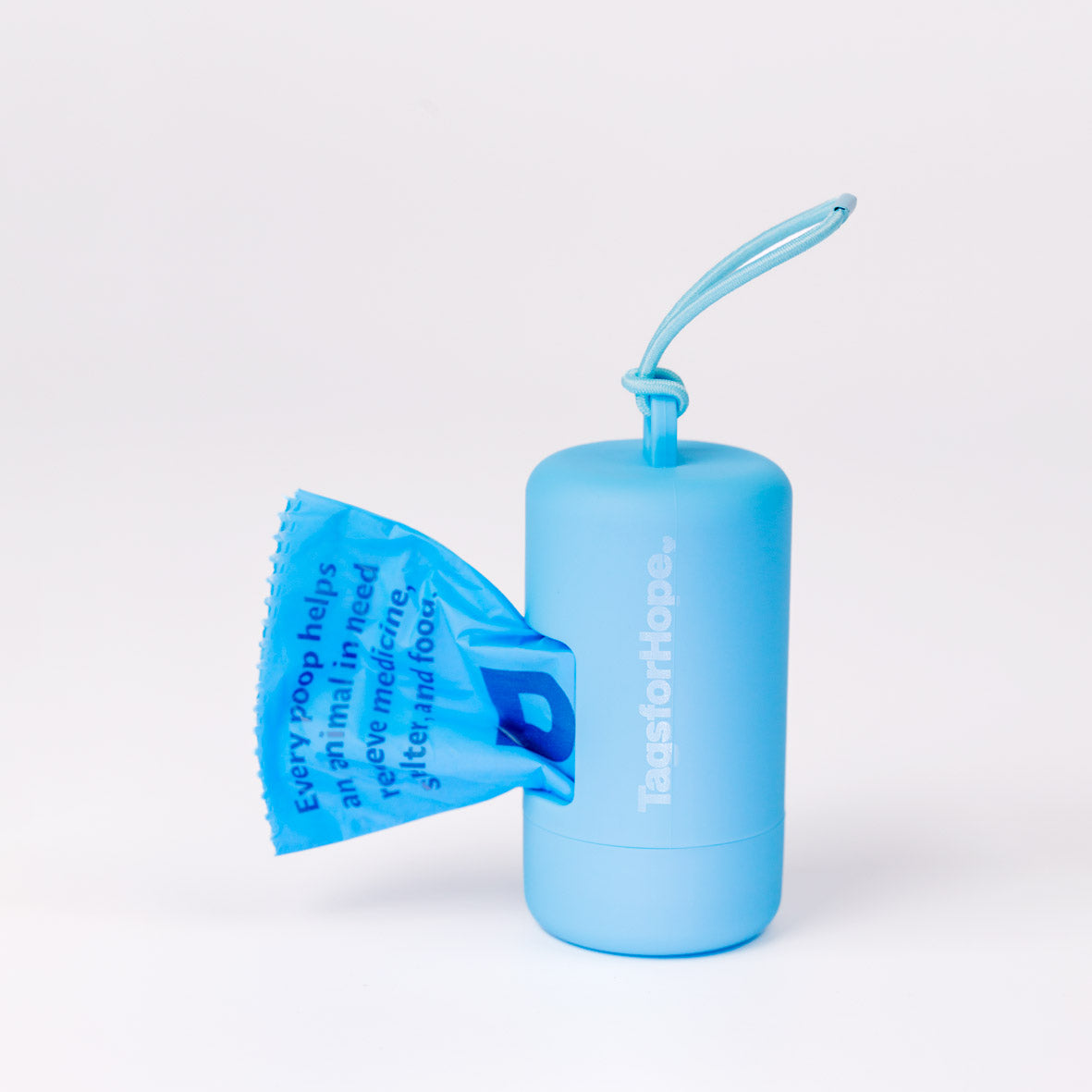 Poop Bag Holder (Blue) | Tags For Hope
