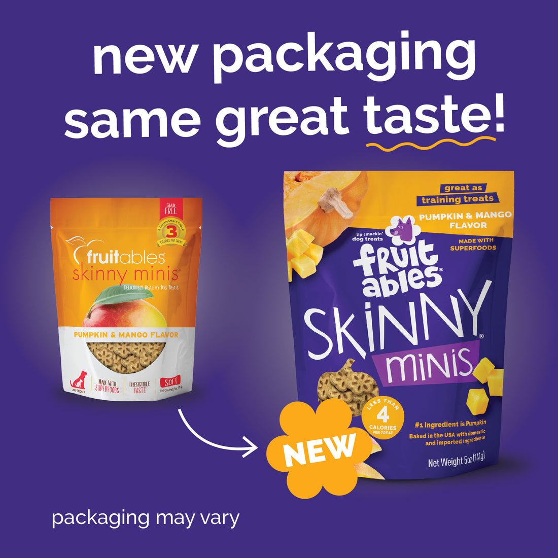Pumpkin & Mango Skinny Minis | Fruitables