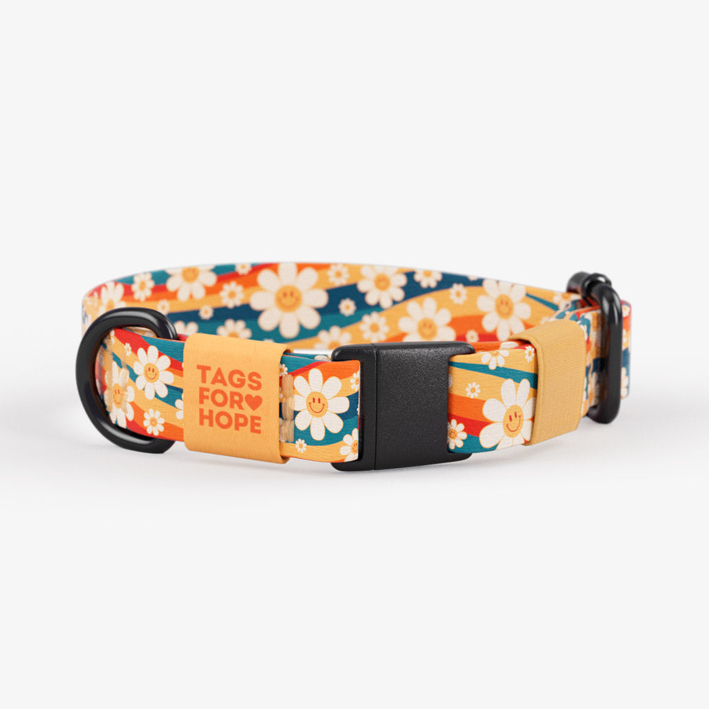 Sunshine Flower Power Cat Collar (Small) | Tags For Hope