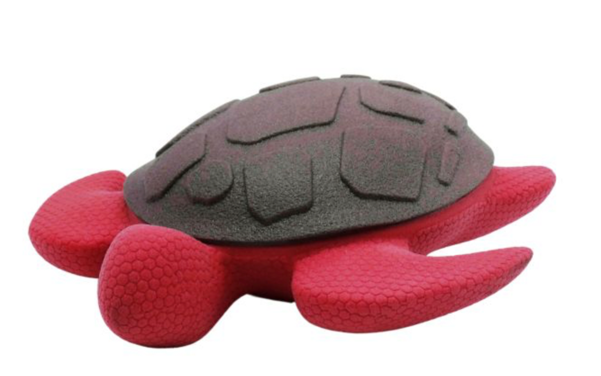 Floating Rubber Turtle Dog Toy (Red) | Bud'Z