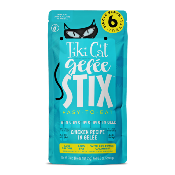 Gelée Stix Cat Treats (Chicken Recipe) | Tiki Cat