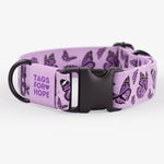 Lilac Butterfly Collar | Tags For Hope